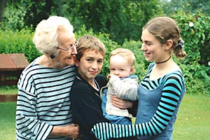 Nan, Alex, Sarah and Kate